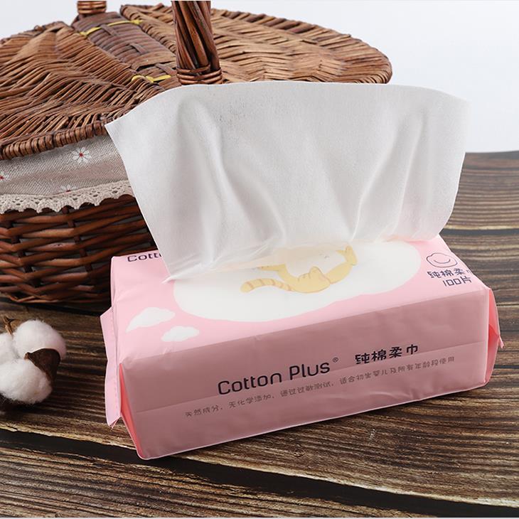 Cotton Dry Wipes For Baby