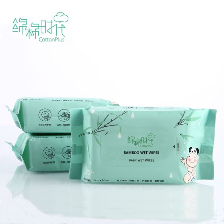 Bamboo Fiber Baby Wet Wipes