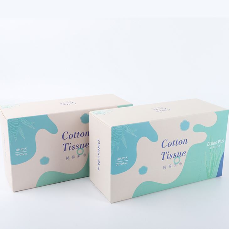 Cardboard Box Packed Feminine Facial Wipes