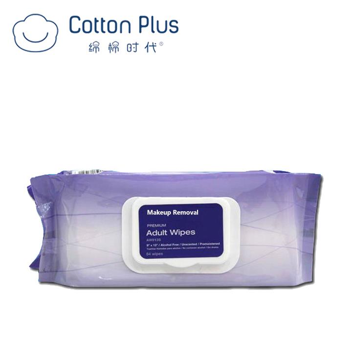 Adult Wet Wipes for Female Makeup Removal