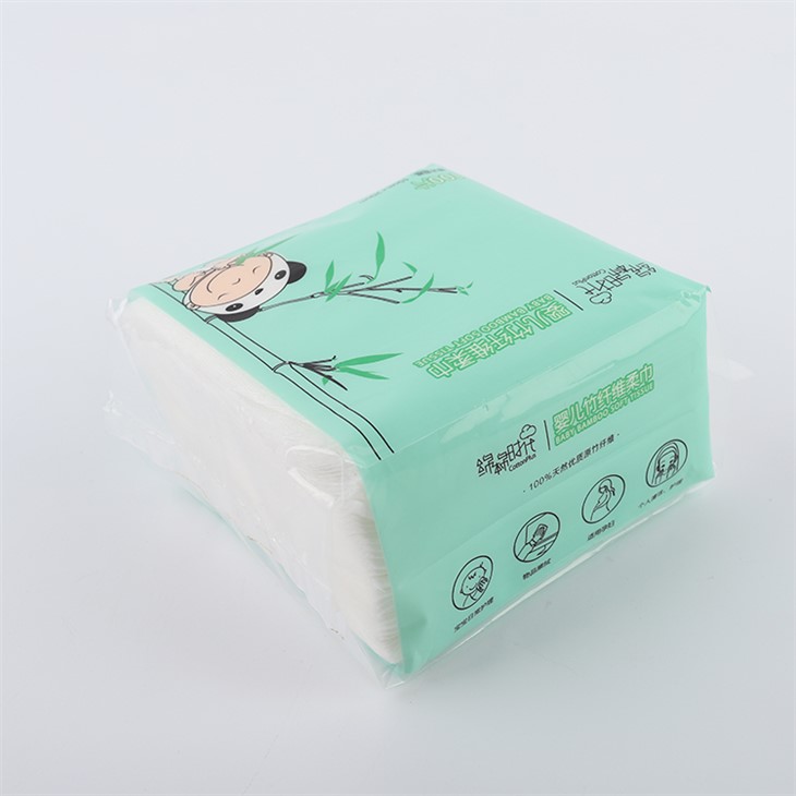 Bamboo Dry Wipes Facial Tissue